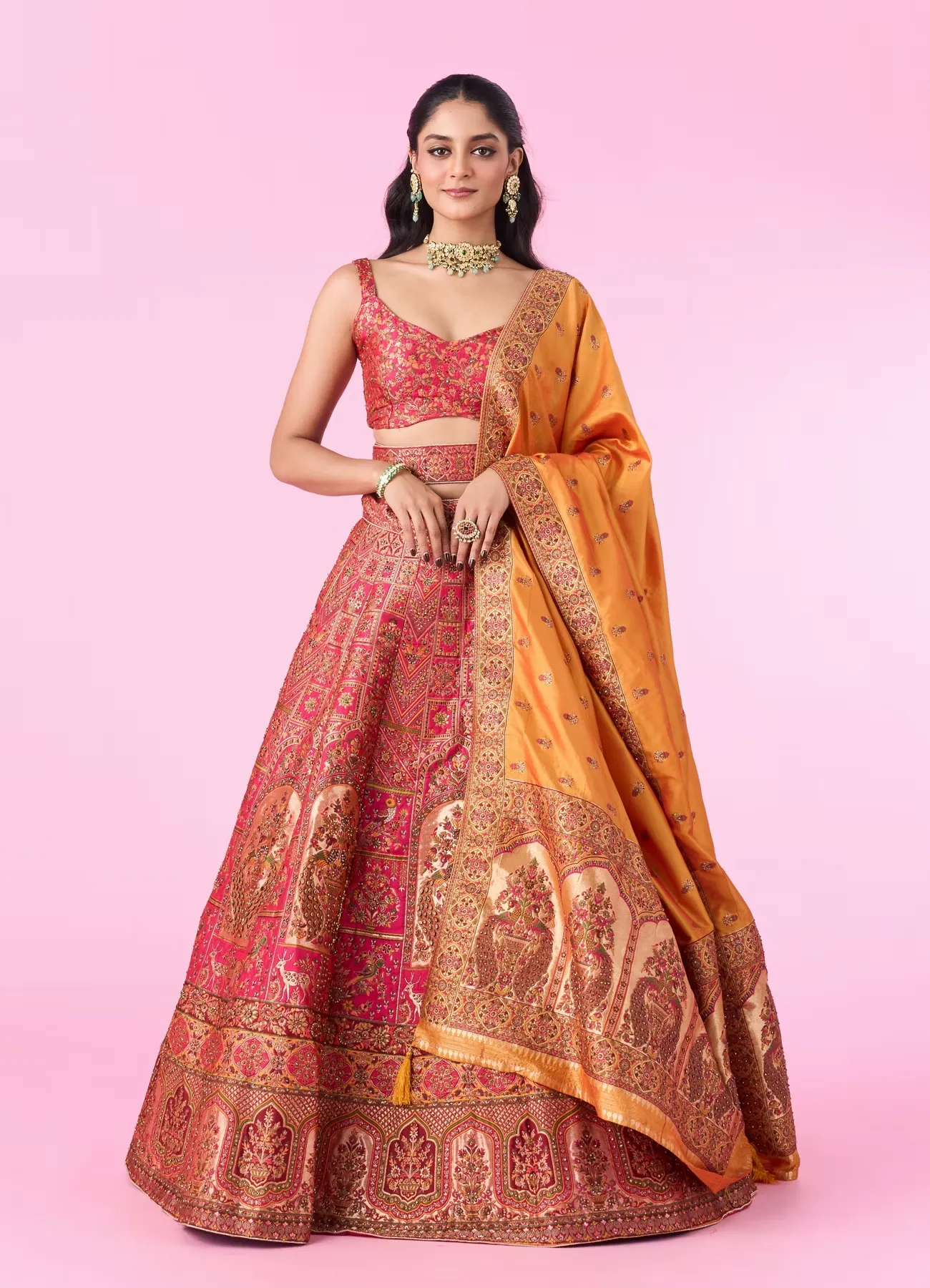 Radiant Rani Pink Lehenga