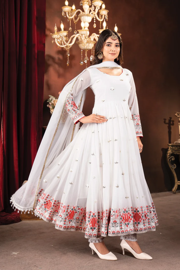New Trendy Traditional Multi Color Anarkali