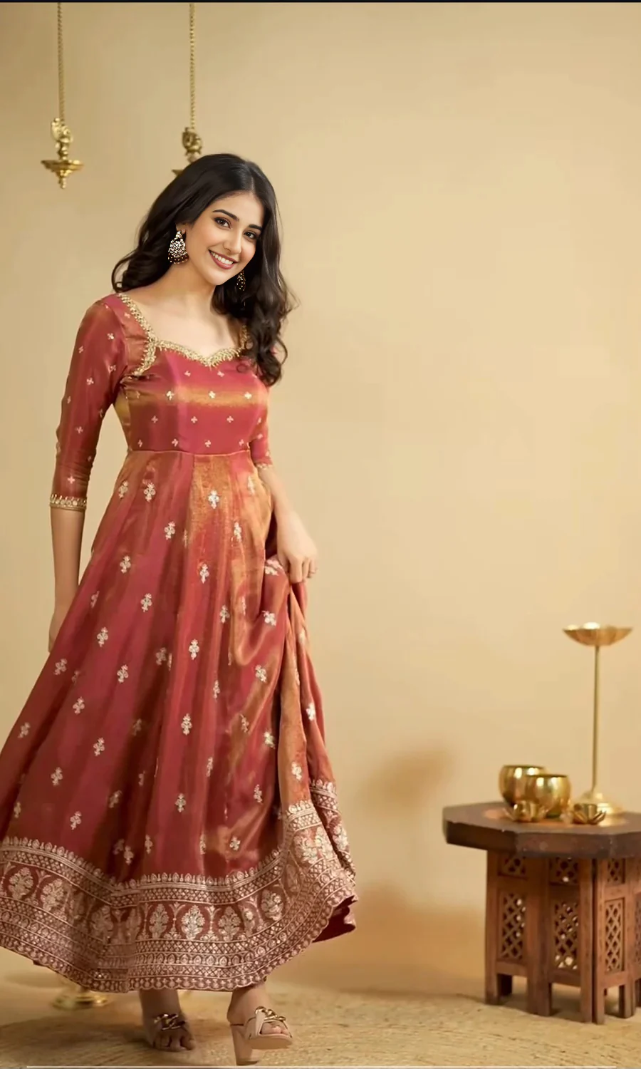Saakshi Cosmo Slit Anarkali Premium
