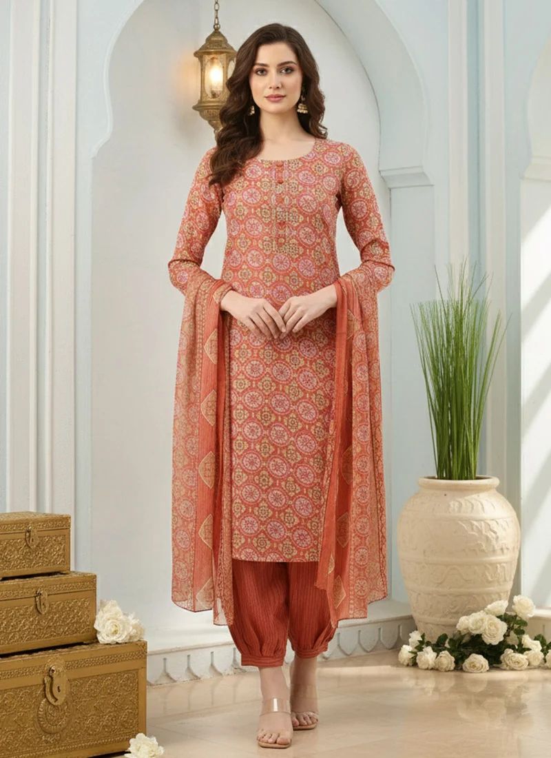 Traditional Straight Fit Salwar