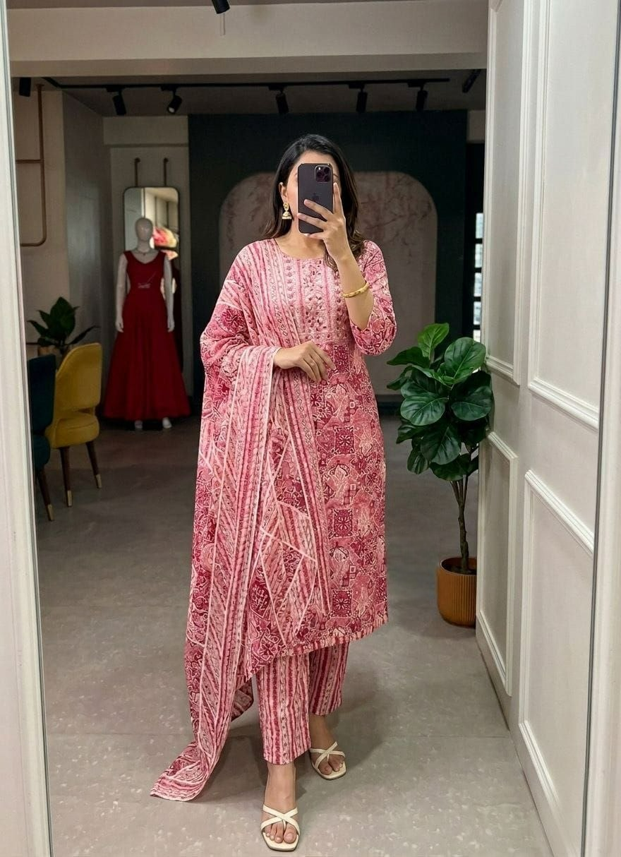 Rosy Gulmohar Salwar Set