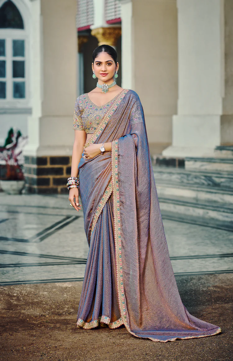 Floral Bliss Bridesmaid Saree