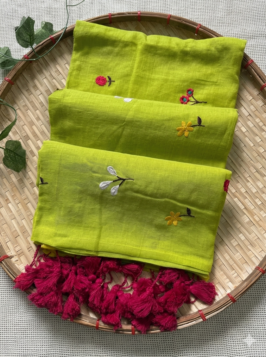 Embroidered Bridesmaid Saree