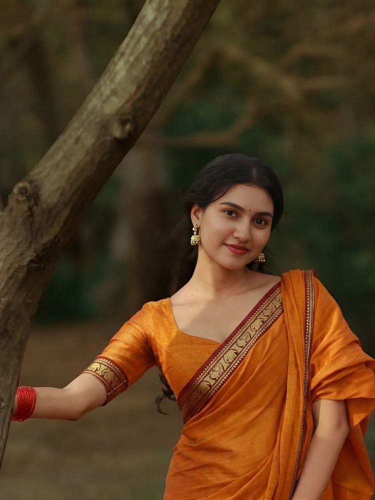 Teal Green Ragini Narayanpet Pure Cotton Saree