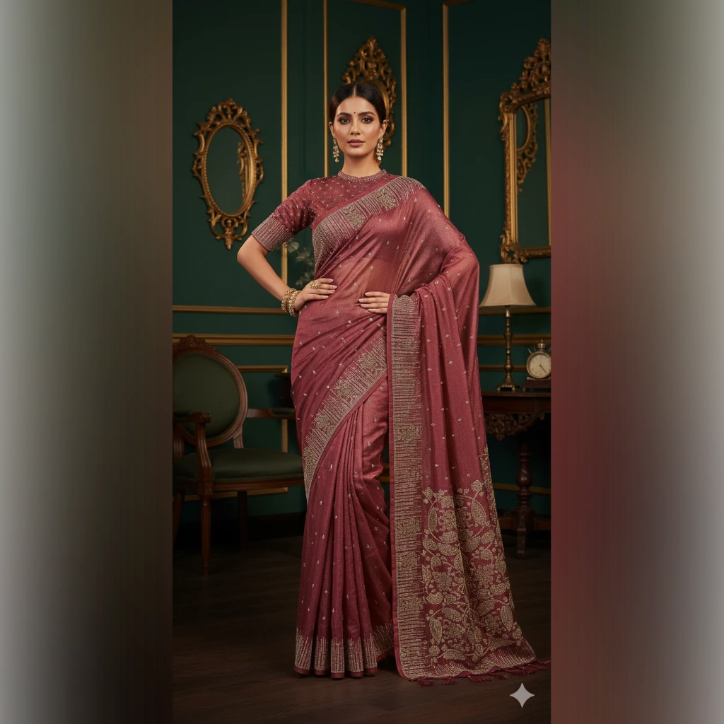Chic Pattern Designer Saree