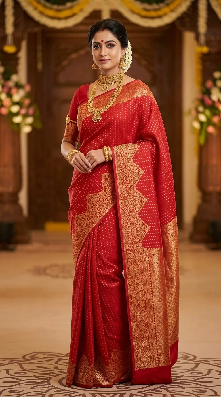 Traditional Bridal Kanchipuram Saree