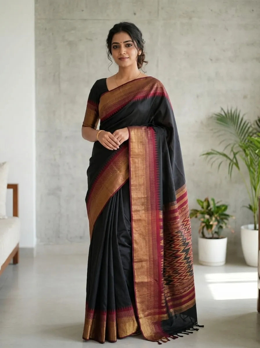 Traditional Kanjivaram Soft Silk Saree
