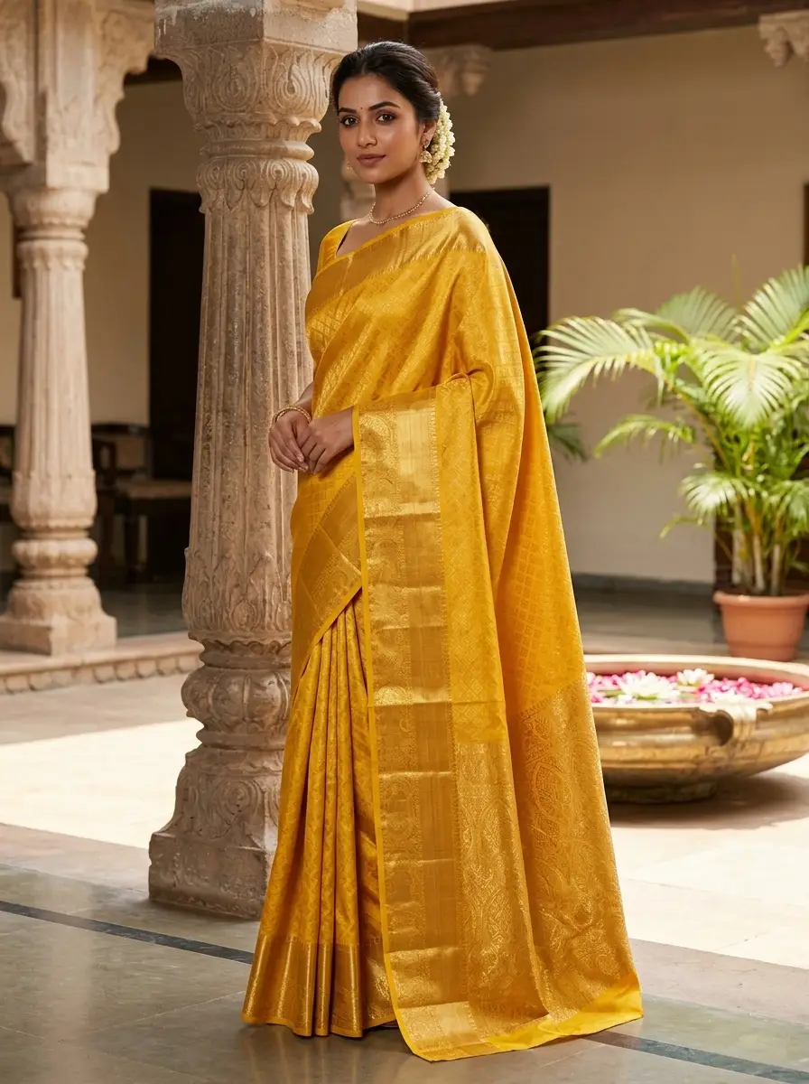 Pure Kanchipuram Handloom Bridal Silks Sarees