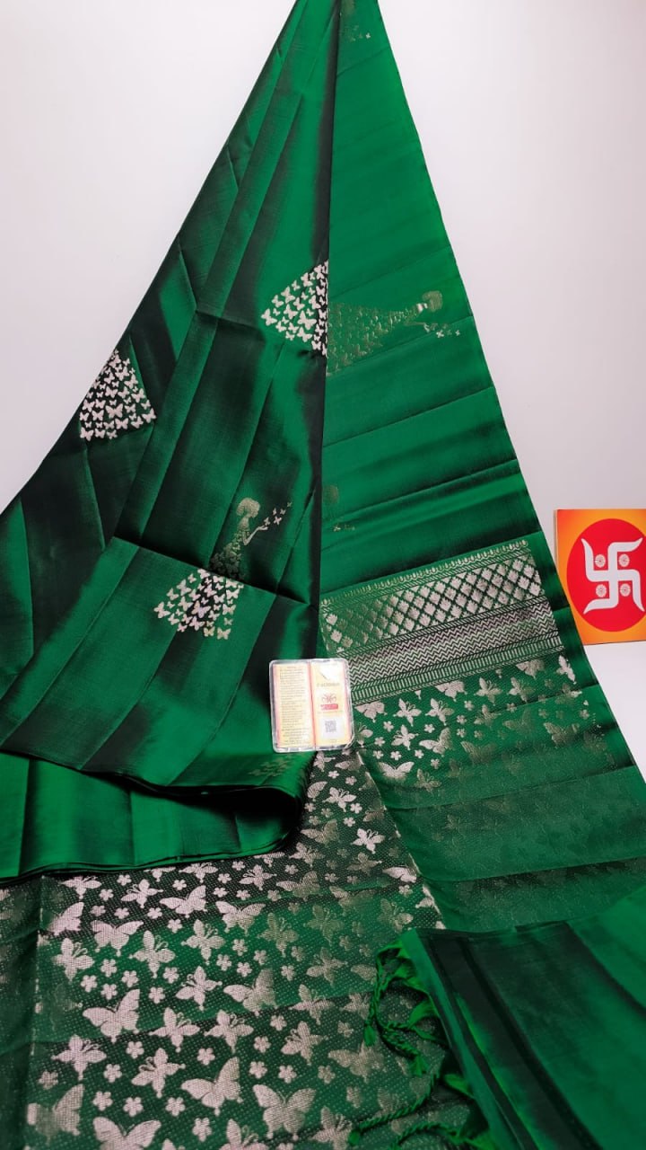 Green Kanchipuram Silk Sarees