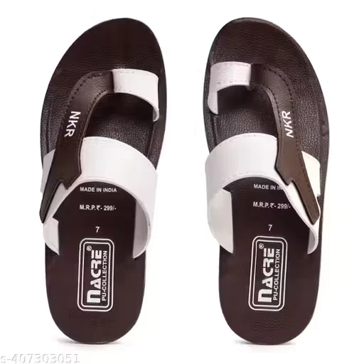 Feel Relax Men Fancy Printed PU Flat Slippers Chappal/Sandal,sandals,sandals for men stylish