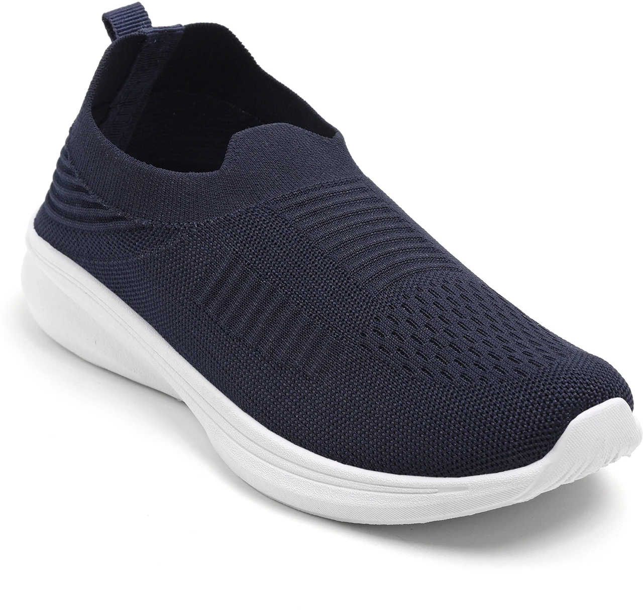 Navy Slip-On Walking Casual Shoes