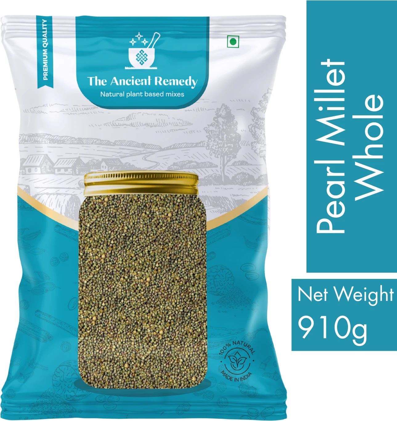 Premium Quality Pearl Millet Whole 910 g