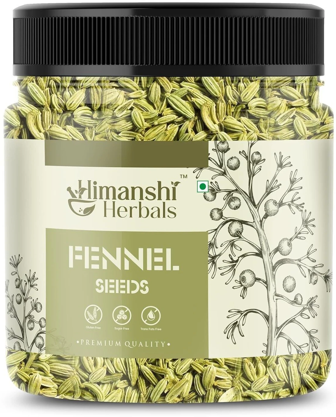 Pure and Natural Fennel Seeds Saunf Indian variety Saunf 500 g