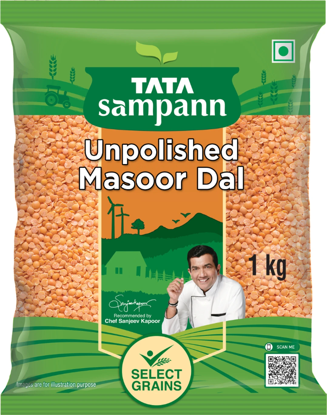 Tata Sampann Red Masoor Dal Split 1 kg
