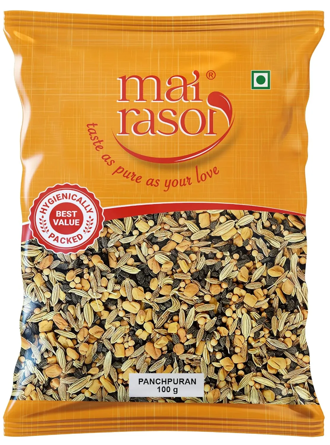 MAI RASOI Panchpuran Panchforan Panchphoran 5 Spices Masala Mix 100g