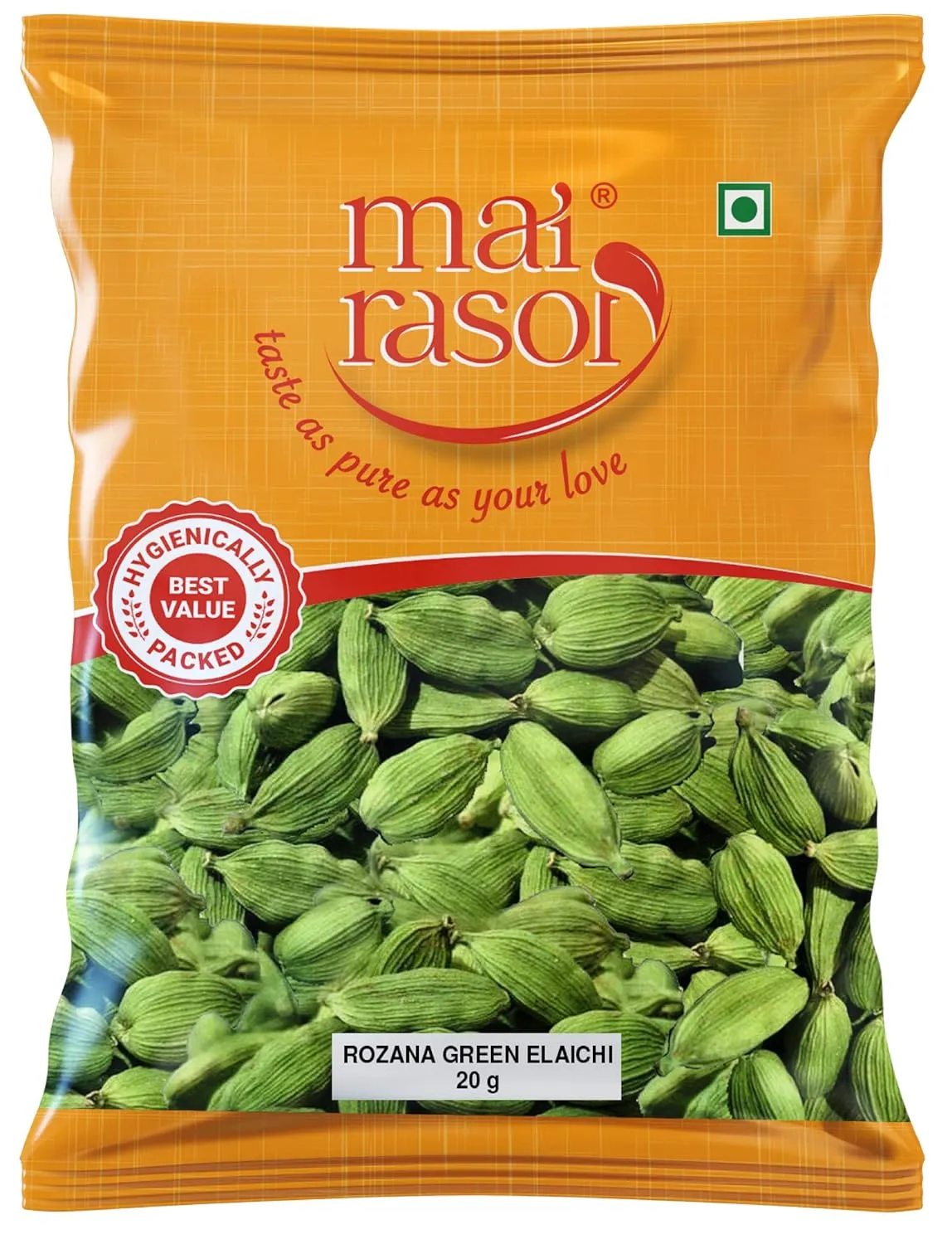 MAI RASOI Rozana Green Cardamom Whole