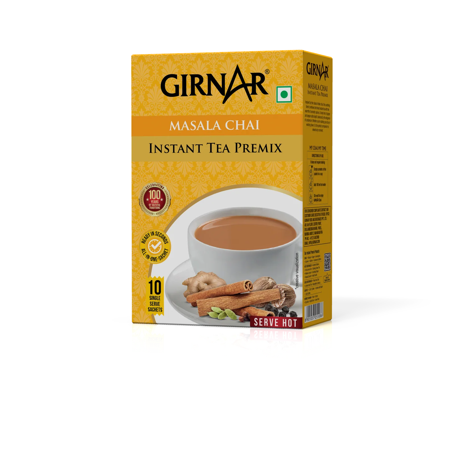 Girnar Masala Tea 10 Sachet Pack