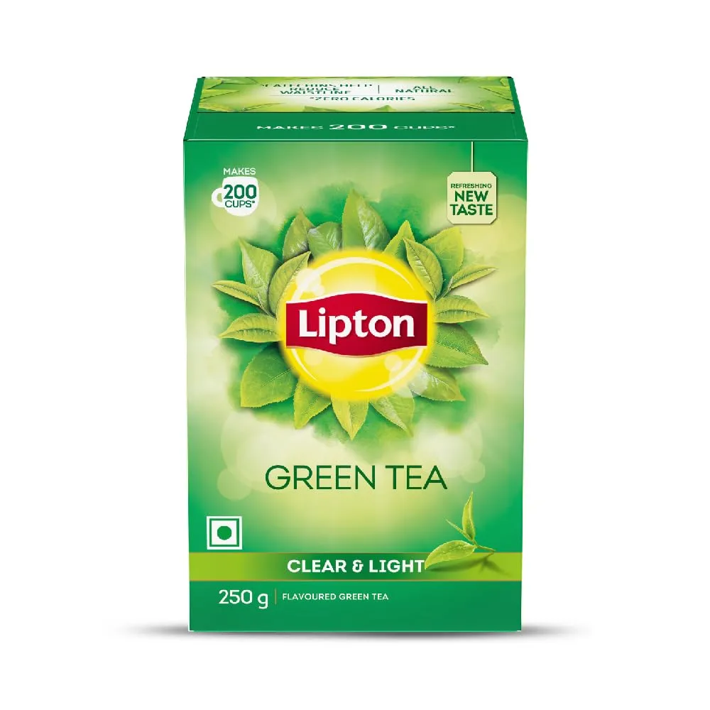 Lipton Clear & Light Loose Green Tea Leaves 250g Pack