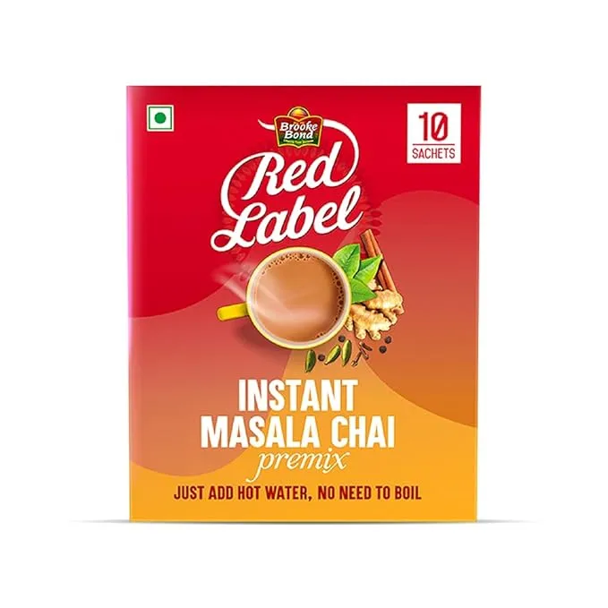 Red Label Instant Masala Chai Premix 13g x 10 Sachets