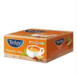 Tetley Masala Chai Flavoured with Natural Flavour Black Tea 50 Tea Bags