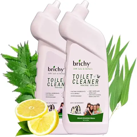 brichy Eco-Friendly & Non-Toxic Toilet Cleaner Liquid - Organic Eco Enzyme Product -