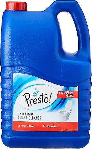 Amazon Brand - Presto! Disinfectant Toilet Cleaner | Original | 5 Litre