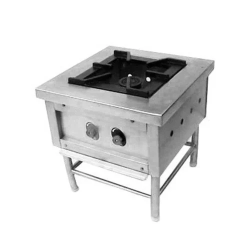 Stainless Steel Single Burner Commercial Cooking Range