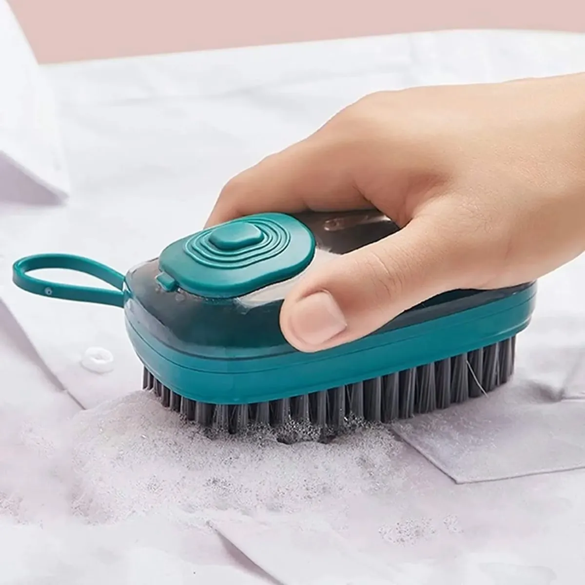 Krushi Vikas 3 in 1 Multipurpose Grip Liquid Adding Silicon Scrubber
