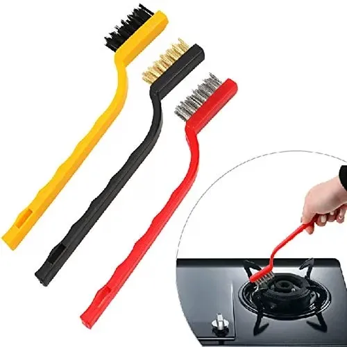 Krushi Vikasetail Set of 3 Pc Gas Cleaning Brush