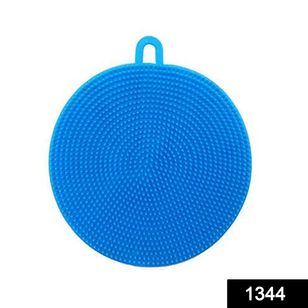 Silicone Dish Scrubber Sponge Mildew Free Non Stick