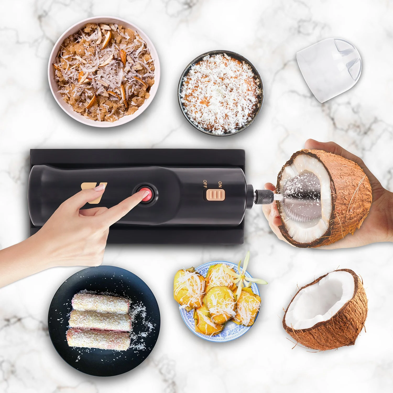 Multi-Purpose Coconut Scraper VB DACE Coco Chef