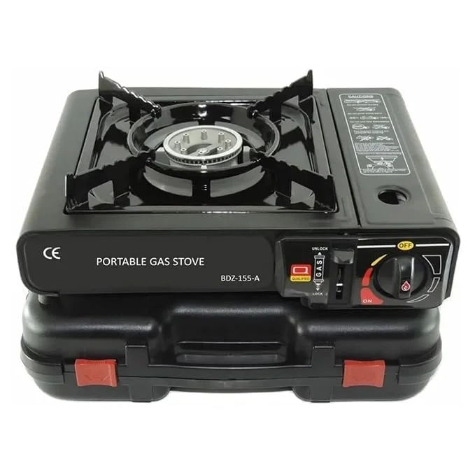 Compact Butane Gas Stove Mini Portable Gas Burner for Camping Picnic Outdoor Kitchen Emergency Cooking