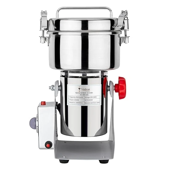 Vishvas Dry Masala Grinder Machine - Your All-in-One Solution for Grinding Spices, Herbs, and Seeds 500 GM
