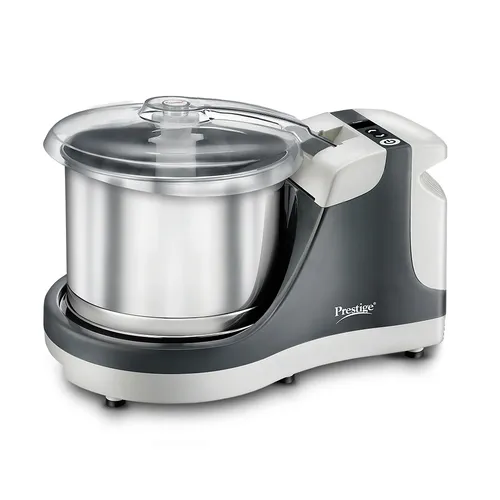 PWG 09 Wet Grinder with Stainless Steel Drum and Timer 200 W, 2 L (Grey, Silver)