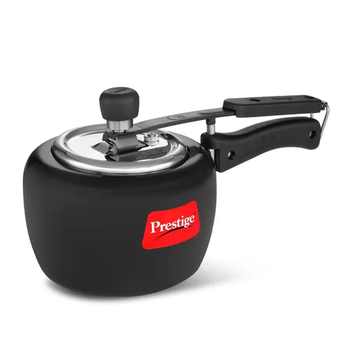 Apple Duo Plus Hard Anodised Spillage Control Pressure Cooker (Black)