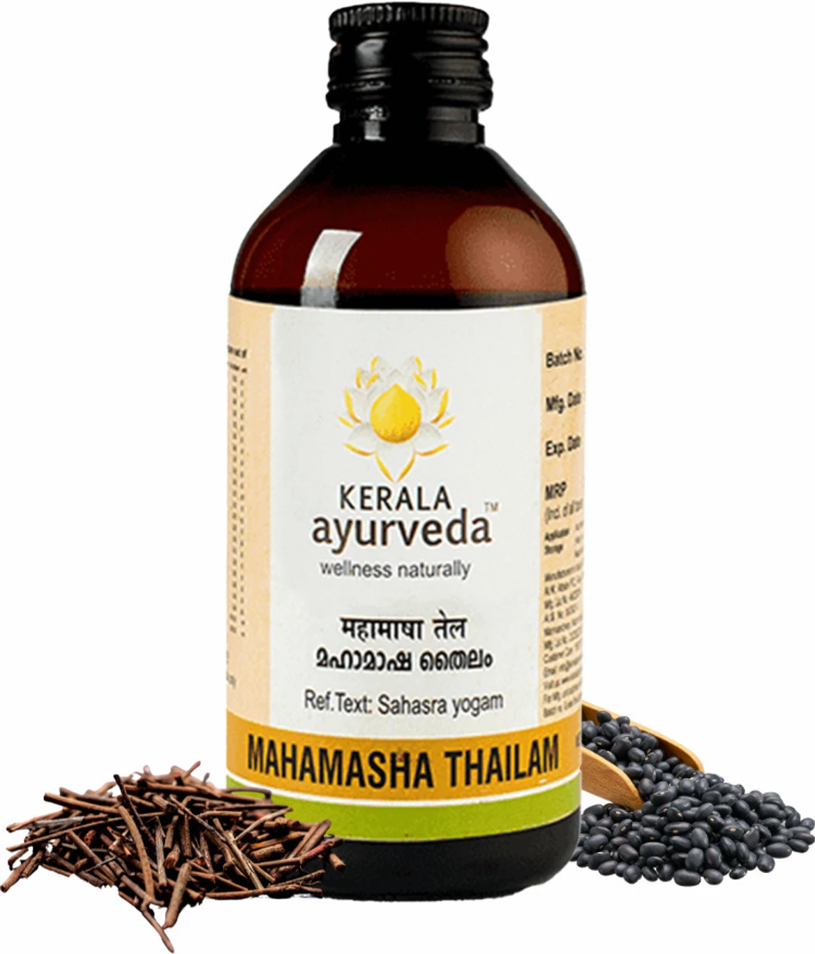 Kerala Ayurveda Mahamasha Thailam Relieves Numbness and Muscle Weakness (200 ml)