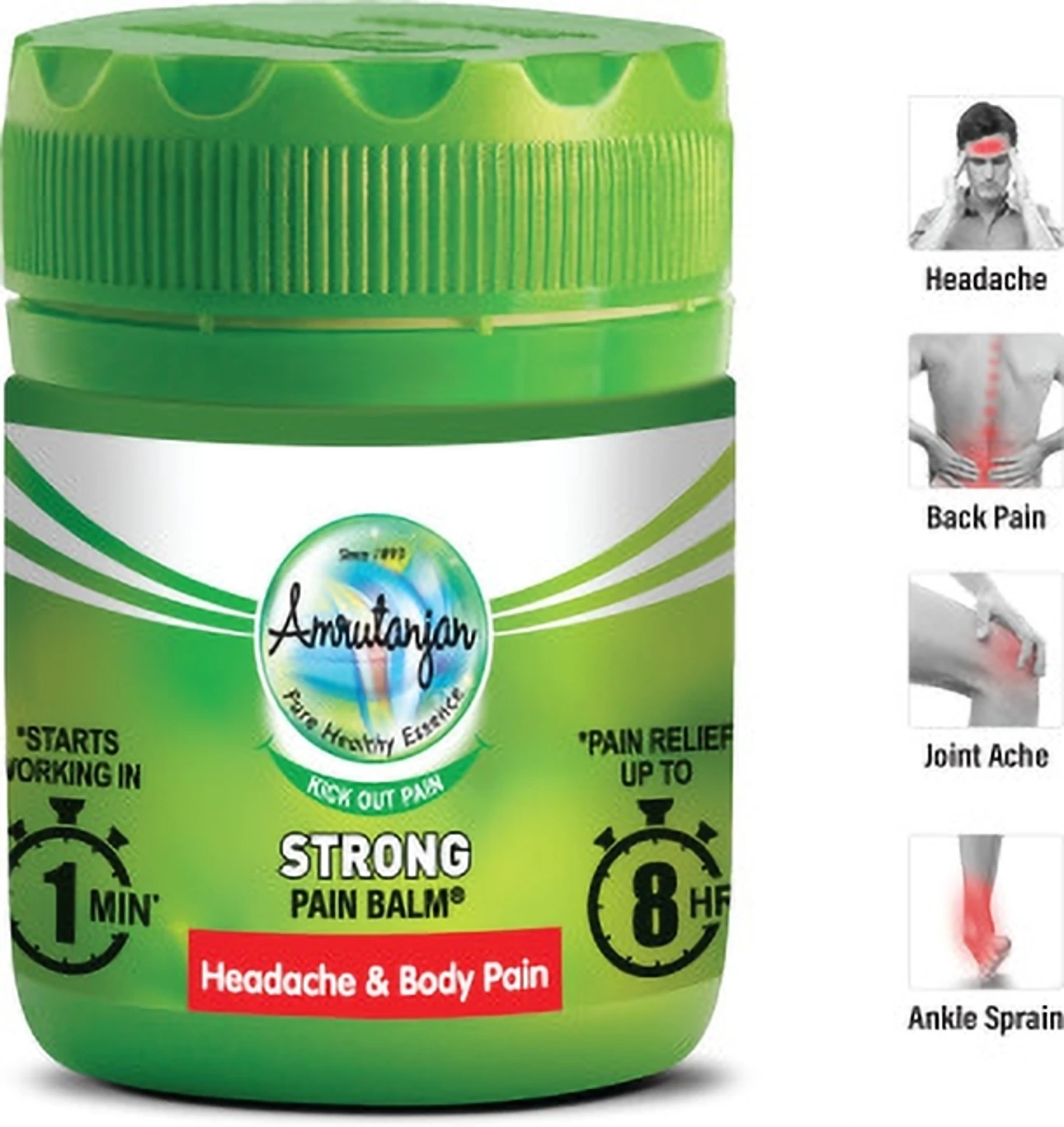 Amrutanjan Strong Pain Balm (50 ml)