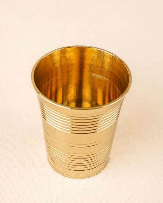 Brass Dora Glass - 4 inch