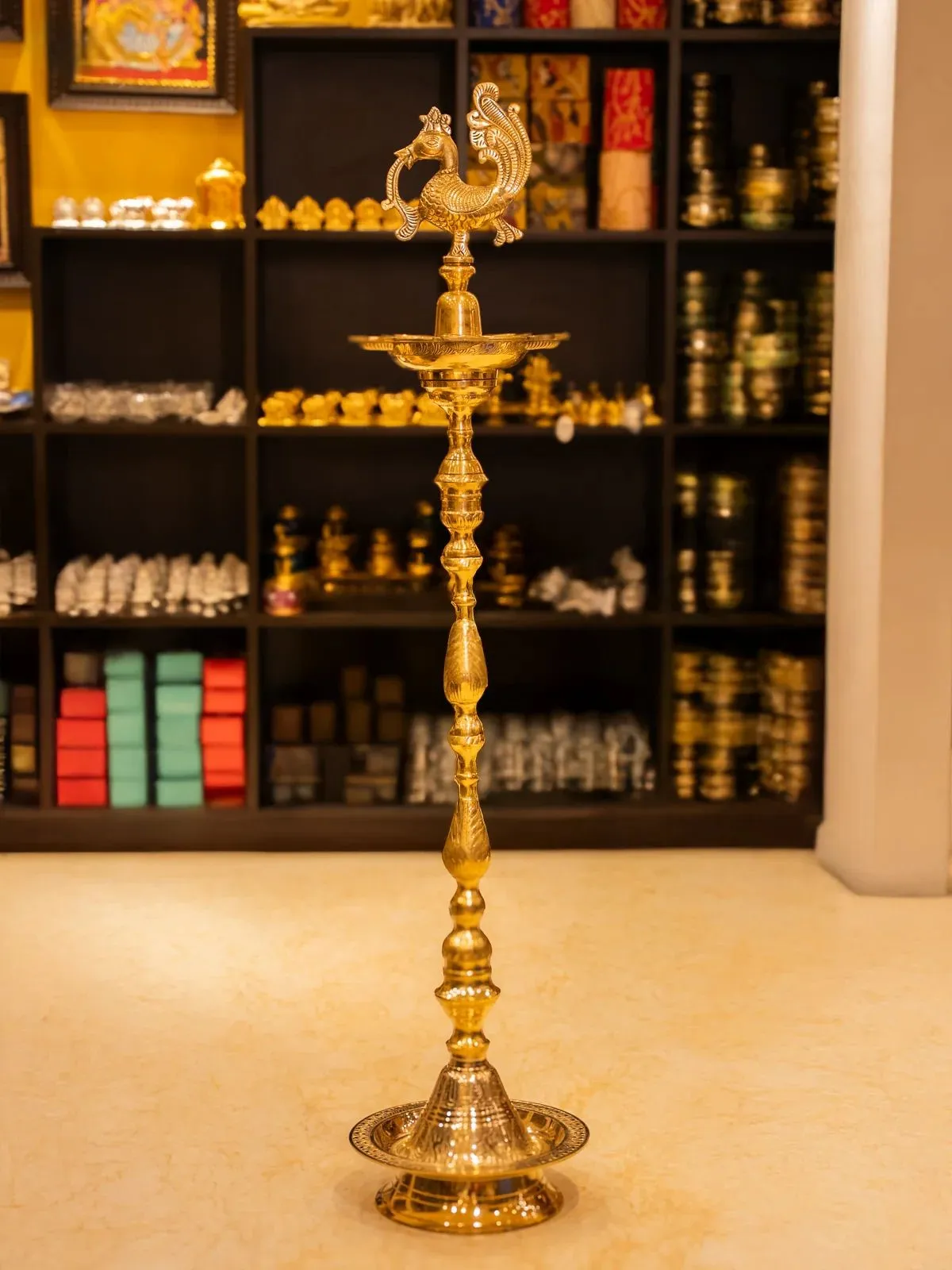 Brass Kuthu Vilakku - KF28116