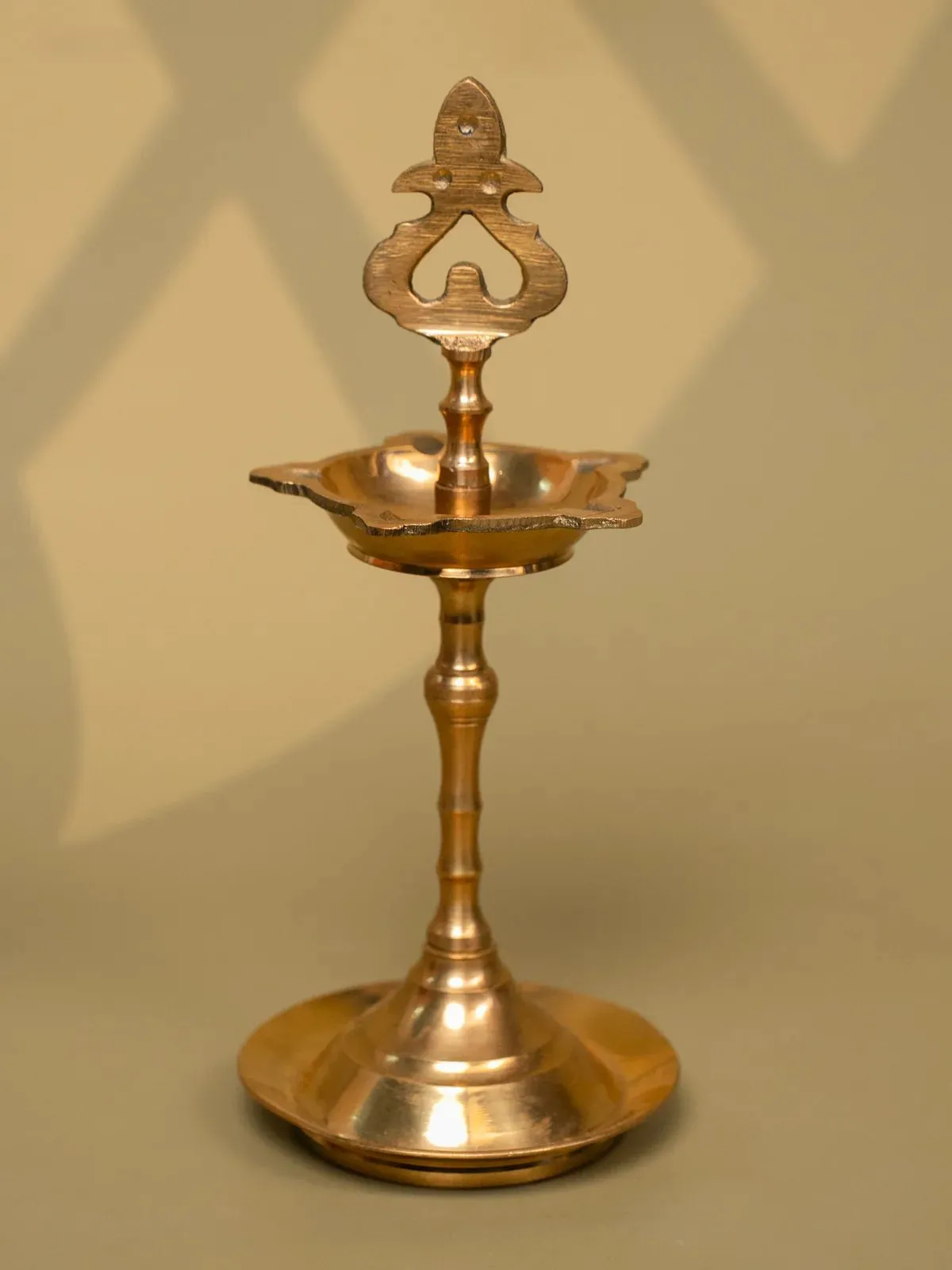 Brass Vel Kuthu Velakku - 8.5 Inch- 3E31123