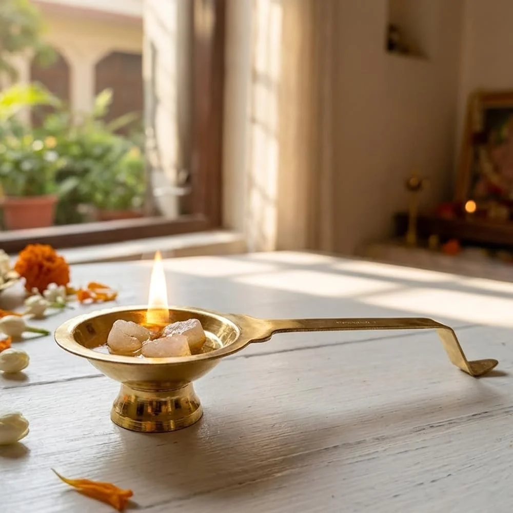 Shubhkart Nitya Puja Jyot Kapooram Dhoop Aarti – 70g| Incense, Camphor, Bakhoor, Loban Burner