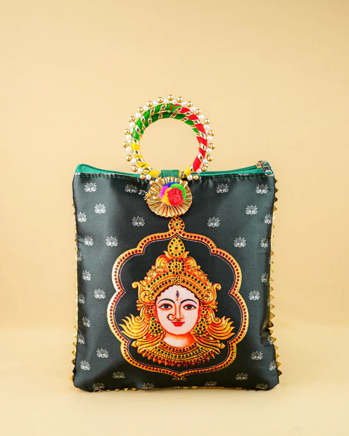 Amman Face Handbag - 9 inch