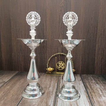 Gs Lakshmi Plain Khadri Deepa Pair 12"