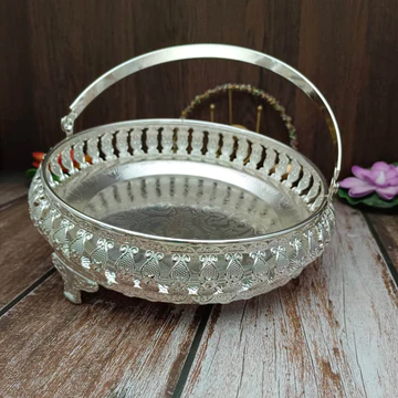 GS Round Tray With Handle 1008