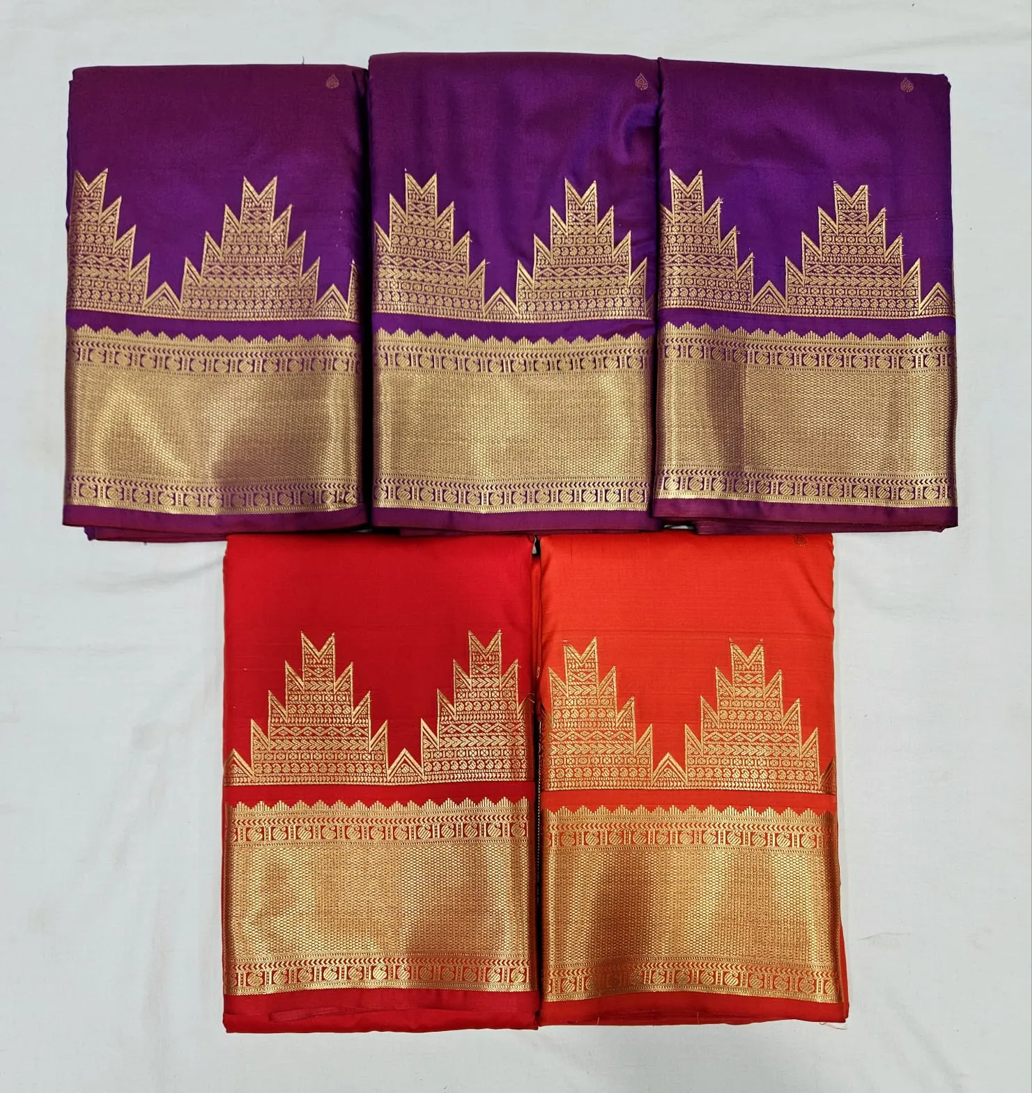 Royal Pink Designer Silk Sarees