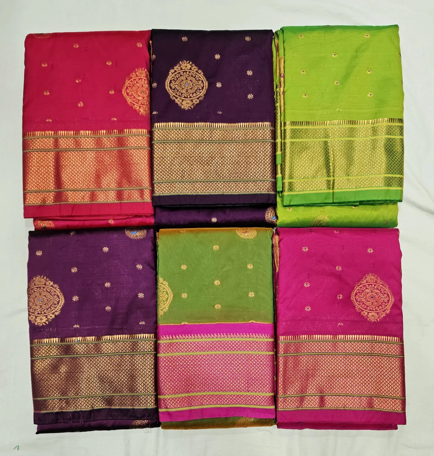 Luxury Wedding Pattu Saree Combo