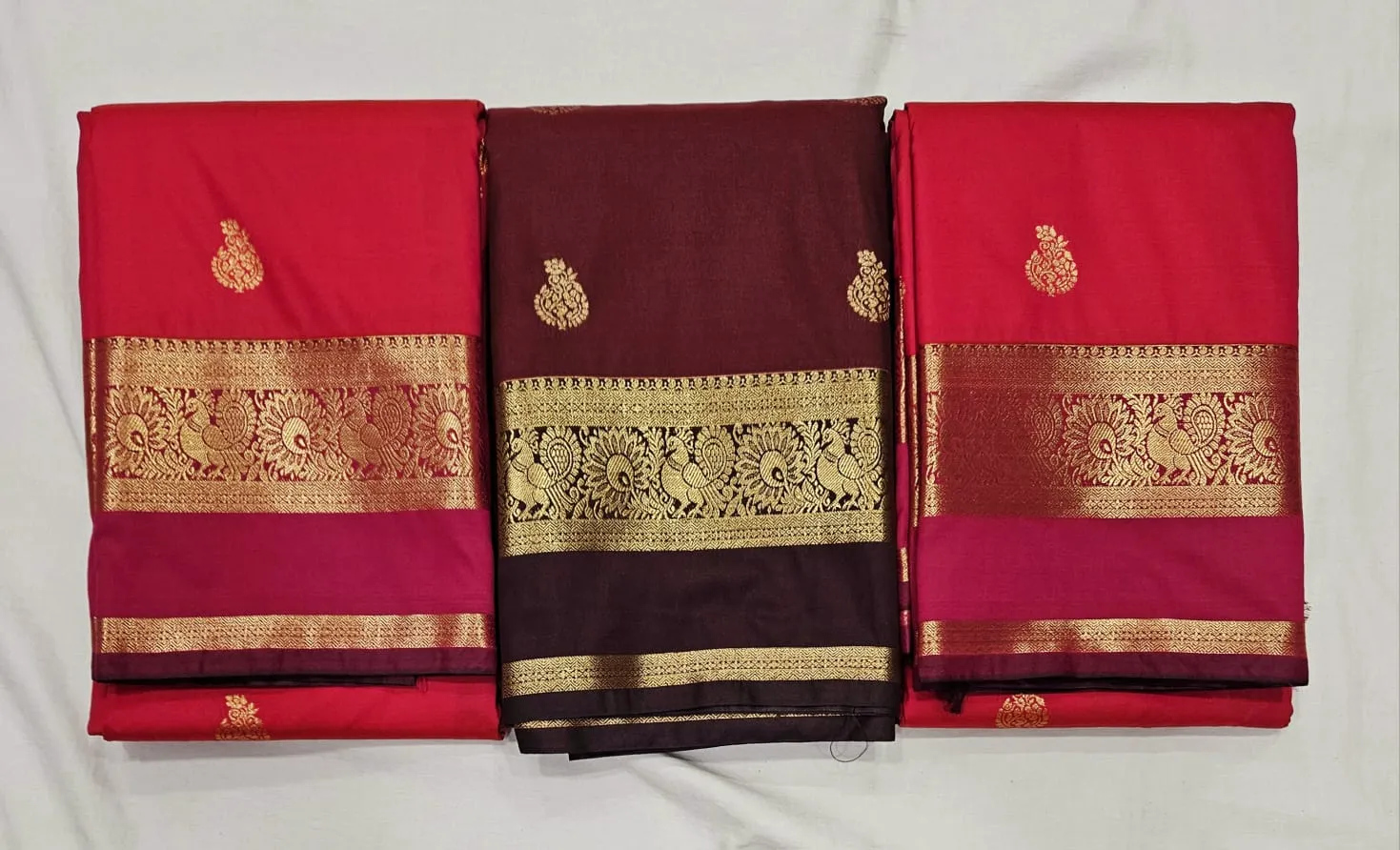 Elegant Pink Zari Border Saree