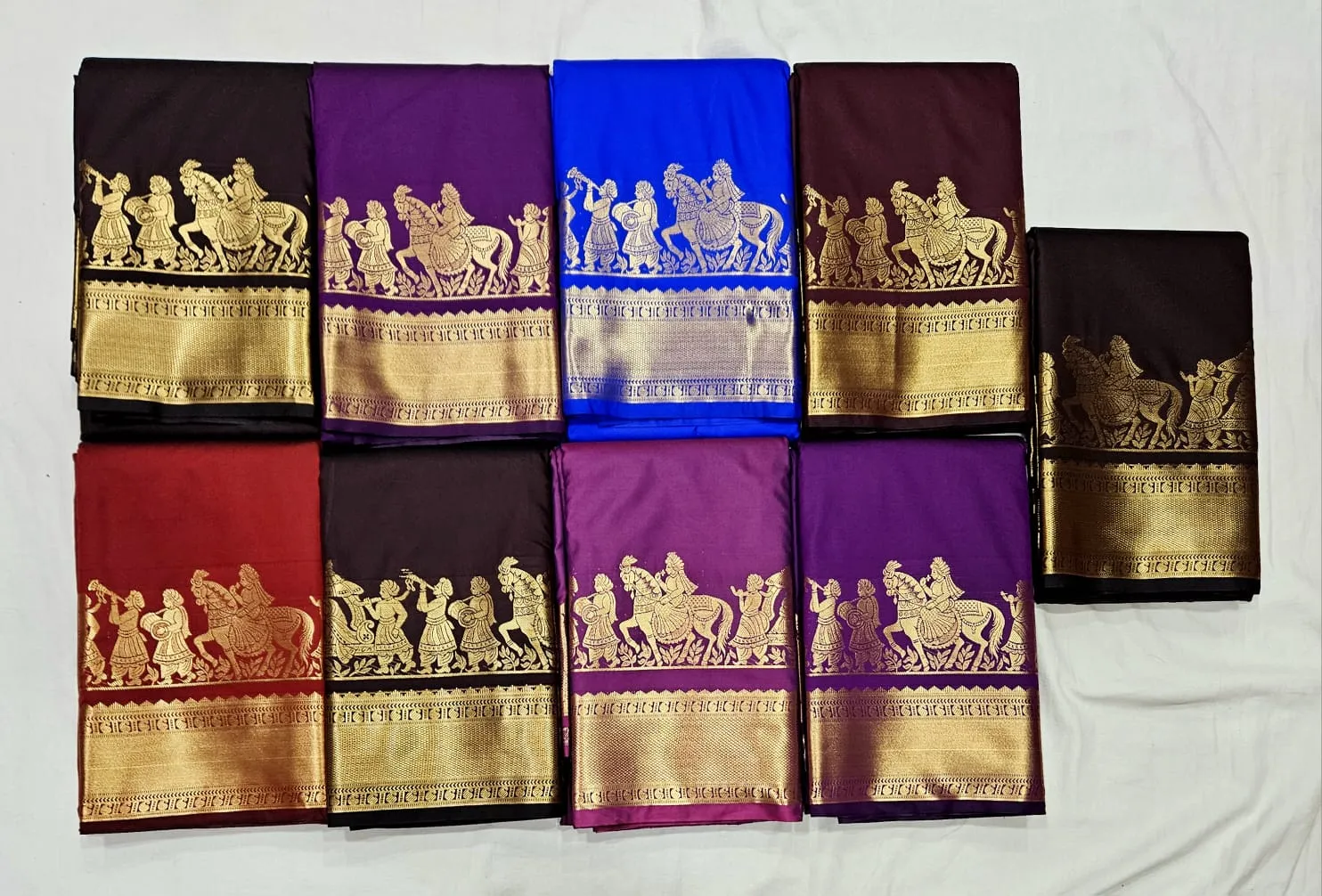 Traditional Multi Colour Silk Sarees