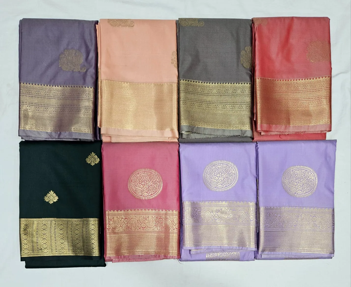 Pastel Shade Handloom Sarees