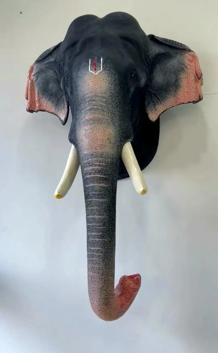 Rajan Wall Hanging Elephant Head 3 feet Fibre